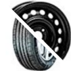 Шина с диском в сборе Massimo OTTIMA PLUS 185/65 R15 88H + Magnetto 15002 AM Black 4*100 6xR15 ET40 DIA60.1