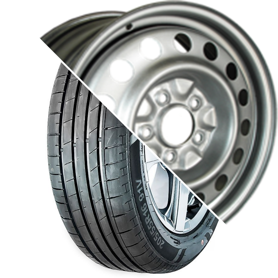Шина с диском в сборе Massimo OTTIMA PLUS 185/65 R15 88H + Trebl X40915 Silver 4*100 6xR15 ET40 DIA60.1