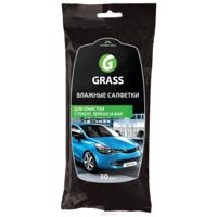 Салфетка влажная для очистки стекол, зеркал и фар Grass (IT-0313)